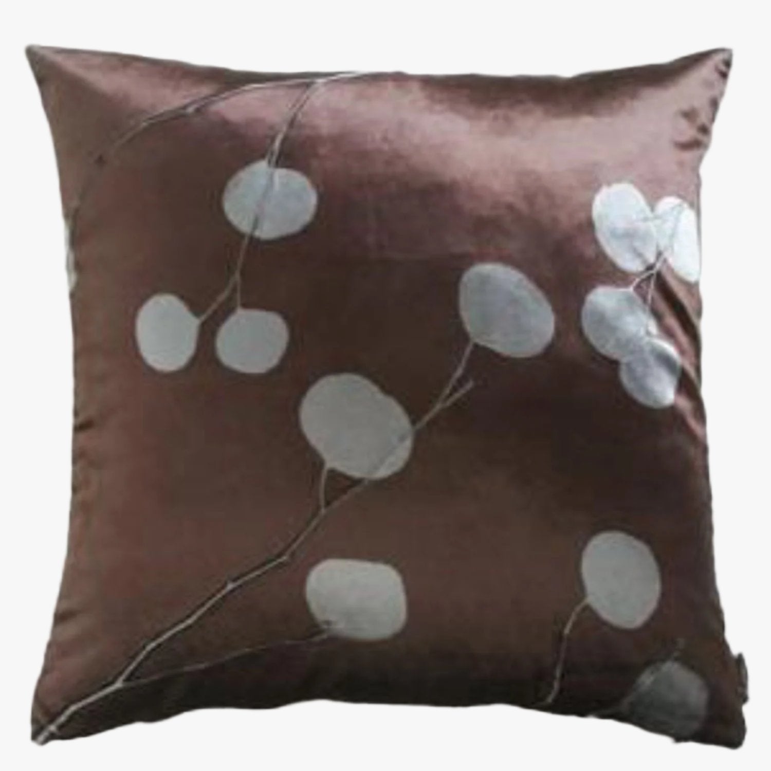 Eucalyptus Fuji on Cobble Signature Velvet Pillows